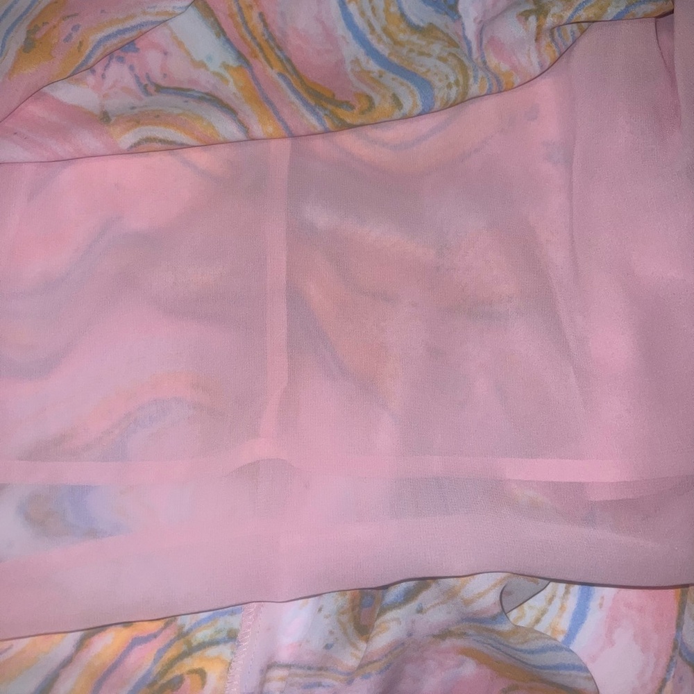 Buddy Love Light Pink Marble Private Yacht Maxi Dress NWT Sz L - Picture 8 of 13